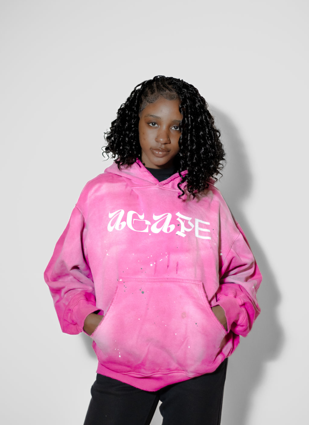 "PINK" HOODIE